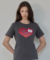 Eliotti Love Letter Ts_3Color Charcoal/Free
