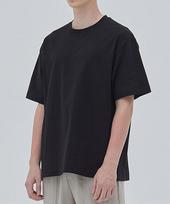 Seven Cella [Supima] Modern Regular Dart Short Sleeve Tee Black Black/100