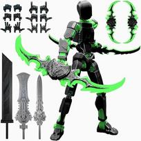 3D Printed T13 Action Figure Multi-Jointed Movable Titan 13 Lucky Dummy Nova Robot Action Figure Gifts