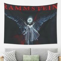 Rammstein Angel Tapestry Dark Dramatic Design Wall Decor Unique Fashion Gift for Home Dormitory 100X70CM
