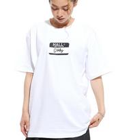 Cream Soda Lab Lab Name Tag Short Sleeve T-Shirt White Black L