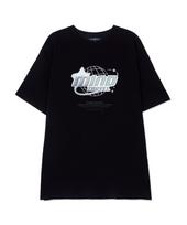 Astral Projection Mind Travel Supima Cotton Round Neck Short Sleeve T-Shirt_Black L