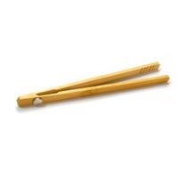1Pcs Bamboo Toaster Tongs Magnetic Food Serving Tongs Cooking Mini Anti-Slip Bamboo Utensils for Bacon Bread Salad (as the picture,1pc)