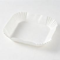 Air Fryer Baking Paper 20cm Square White 38gsm Double-Sided Silicone Coated Eco-Friendly Disposable Liners for Cake Baking Bulk 20cm*4.5cm 200pcs balta