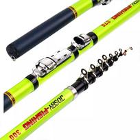 BAKAWA Ultralight Portable Telescopic Feeder Carbon Fiber Fishing Rod Spinning For Saltwater/Freshwater 3.0/2.7/2.4/2.1/1.8/1.5M 1.5M-White