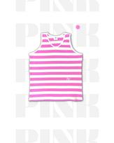 Seiseisei Striped Sleeveless Pink Pink/Os