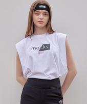 Mackie Shine Shoulder Sleeveless White 1 Size
