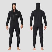 5mm Full Body Hooded Wetsuit Scuba Diving Snorkeling Freediving Surfing Warm Water Sports Protection Small