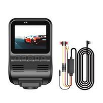 Dash Cam 1080P priekinis ir 720P galinis apsaugos nuo drebėjimo vairavimo įrašymo DVR su paslėpta kamera priekine galine juoda