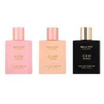 Moteriško parfuminio vandens rinkinys (3 x 100 ml), Rose, Glam & CEO Eau De Parfum rinkinys, Bella Vita