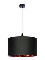 Candellux pakabinamas šviestuvas Long 31-73952, juodas/oranžinis