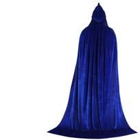 Unisex kūdikio Helovino apsiaustas, raganavimo chalatas, pelerinos vakarėlis, cosplay viršutinių drabužių palaidinė 70 mėlyna