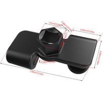 1/2'' Drive Wrench Extender Adapter 21mm Hex Drive Wrench Extender Toolbar Universal Wrench Extender Torque Amplifier Tool black