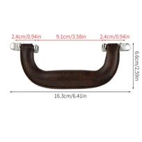 1PC Solid New Chinese Style Single Hole Vintage Drawer Wardrobe Door Handle Antique Cabinet Door Handle French Brass Brass Color 1pcs