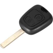 Key Shell for Peugeot 107 207 307 Citroen C1 C2 C3 - 2 Button Remote Key Fob Blade without Groove Phonillico®