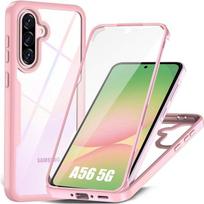 Apsauginis dėklas - BOOLING - skirtas Samsung Galaxy A56 5G - Visiška apsauga - Atsparus smūgiams - Rožinis rožinė