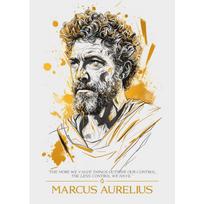 Stoic Philosophy Quotes Poster Canvas Printing Marcus Aurelius Seneca Philosophy Wall Art Decor Ancient Greek Stoic Quotes Decor 21cm×30cm NoFrame