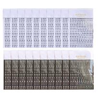 20 Pcs Decorative Epoxy Resin Decorative Sticker Colorful English Alphabets Nail Art Decals Self Adhesive Manicure Decal 2