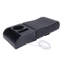Center Console Armrest Box Cover Adjustable Length with USB Charging Port Cup Holder Universal Fit balta