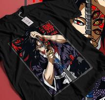 Kokushibo Demon Slayer T-Shirt,Kimetsu No Yaiba,Anime,Manga,Nezuko,Tanjiro 103 2XL