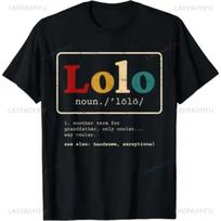 Lolo Definition Filipino Grandpa for A Pinoy T-Shirt Harajuku Casual Fashion Short Sleeve Man Tshirt Hip Hop Streetwear Tees S