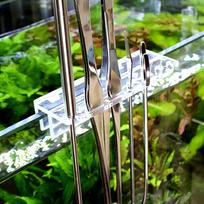 Acrylic Transparent Aquarium Fish Tank Water Plant Maintenance Tools Holder Storage Rack(S) S