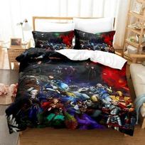 New Legend Of Vox Machina Game Bedding Set Single Twin Full Queen King Size Bed Set Adult Kid Bedroom Duvet Cover Sets 3D Anime EU Single(135*200cm)3pcs