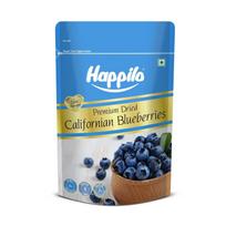 California Dried Blueberries (150 g), Premium Dried Californian Blueberries, Happilo