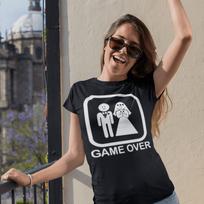 Occasions T-shirt Divorce Game Over Short Sleeve 100% Cotton Crew Neck Top Unisex T-Shirt XXL