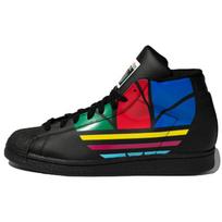 Adidas Originals Pro Model Mid top Skateboard Shoes Unisex Black Red FY1550 38