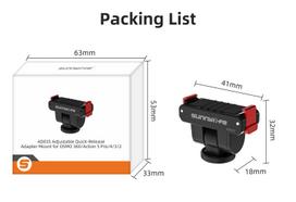 Magnetic Adapter For DJI Action 5 Pro/Osmo Nano/360 Foldable Quick-release Mount with 1/4 Screw Expansion for DJI Action 4 3 2