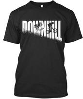 Downhill Mountain Bike Mtb Ride Premium T-Shirt Made in the USA Size S to 5XL S