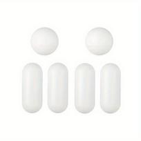 6 vnt. tvirtas tualeto sėdynės triukšmo mažintojas. Tinka namų vonios kambariams. Tylaus uždarymo buferinė sistema su smūgio garso slopinimu 6 Toilet Seat Noise Reduction Pads balta