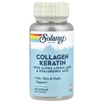 Solaray Collagen Keratin Type I, II, III Capsules, 60 Count 60 pcs - 1 ea