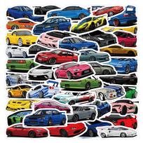 60 JDM CAR Initial D Racing Graffiti Stickers for DIY Decoration - Water Bottle & Suitcase Decals