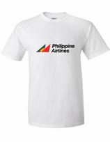 Philippine Airlines Retro Logo Tee Filipino Red Yellow White Cotton T-Shirt XL