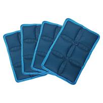 Cold Packs For Lunch Box Long-Lasting Cold Gel Bag Reusable Freezable Ice Gel Packs For Travel Hiking Beach Camping Sports mėlyna