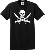 Pirate Jolly Roger Unisex T shirt (S-5X) 2XL
