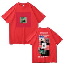 Rapper Kanye West My Beautiful Dark Twisted Fantasy Cover Tshirt Unisexs and Womens Cotton Clothing Hip Hop Short Sleeve Top S