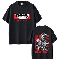 Anime My Hero Academia Midoriya Izuku Bakugou Katsuki Graphic Tshirt Unisex Women Unisexga Oversized Y2K Tees Male Vintage Streetwear M