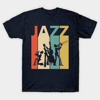 Men t-shirt Vintage Jazz Music Lover Gift Tshirt Women T Shirt Men Cotton Tees Streetwear Harajuku - Men's Summer Cotton Grap... S įvairiaspalvis