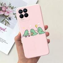 Case For Realme 8 Pro / Realme 8 4G Cute Cartoon Candy Color Soft Silicon Cover For Realme8 8Pro RMX3085 RMX3081 Phone Cases Realme 8 Pro