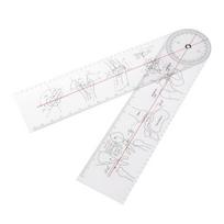 8inch Goniometer Angle Medical Ruler Rule Joint Orthopedics Tool Instruments Plastic Protractor white