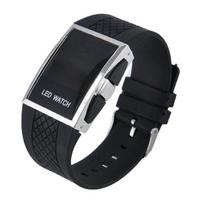 Fashion Casual Unisex Square Case LED Digital Display Sports Wrist Watch Gift