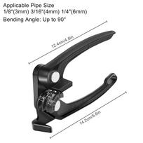 Copper Tube Bender, Tubing Bender 1/8in,Fuel Brake Pipe Bender Hand Tool 1/8in 3/16in 1/4in ,3 In 1 Pipe Tubing Bender one size juoda
