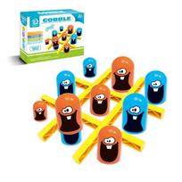 Giant Outdoor Tic-Tac-Toe - Waterproof Foldable Mat with 30cm Pieces Family Garden Game for Group Activities įvairiaspalvis