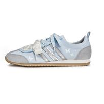 Adidas VS JOG 2.0 Light Blue Butterfly Dream Low top German Army Trainers Unisex Blue Gray JR4653(Team1240-) 40⅔