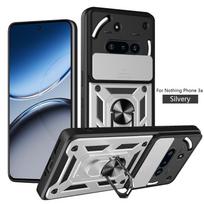 For Nothing Phone 3A Case Nothing Phone 3A Cover A059 Magnetic Ring Holder Armor Phone Case Slide Camera Protect Back Cover Nothing Phone (3a)