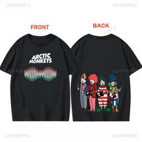 Camiseta Arctic Monkeys Bandas De Rock Unique Design Fashion Hot Sale Y2k Clothes Men Woman Gothic Alternative Rock Print Tee S įvairiaspalvis