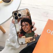 Singer Michael Jackson Phone Case For iPhone 15,14,13,12,11,Plus,Pro Max,XS,X,XR,SE,Mini,8,7 Soft Silicone Black Cover iPhone12mini gray
